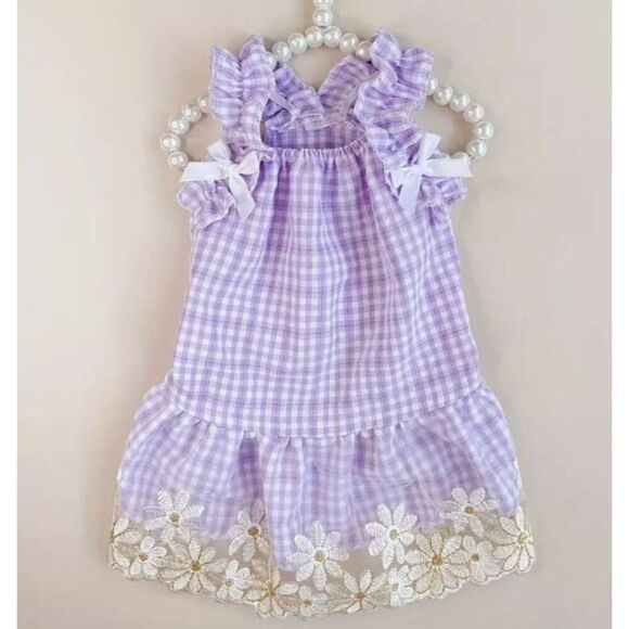 Lavender Dog Cat Pet XS Dress NWOT - Picture 4 of 5